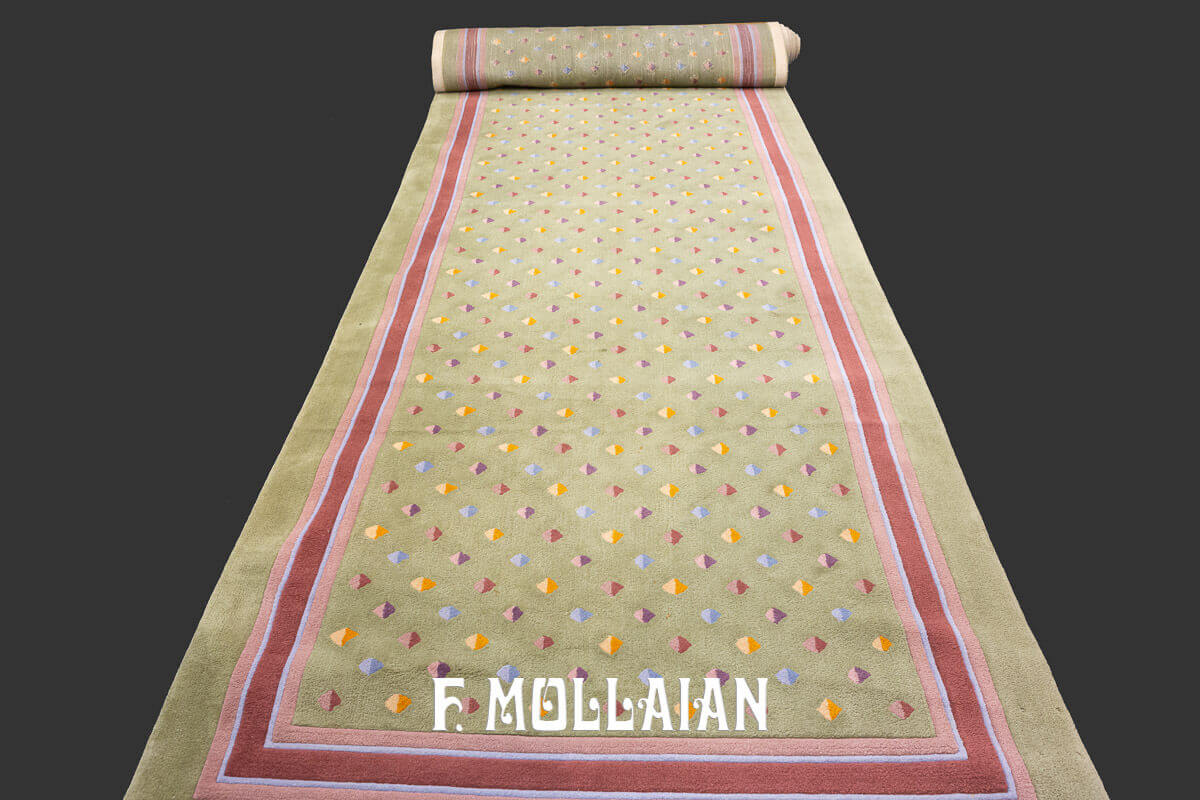 Modern European Tufted Very Long Runner Carpet n°:308147